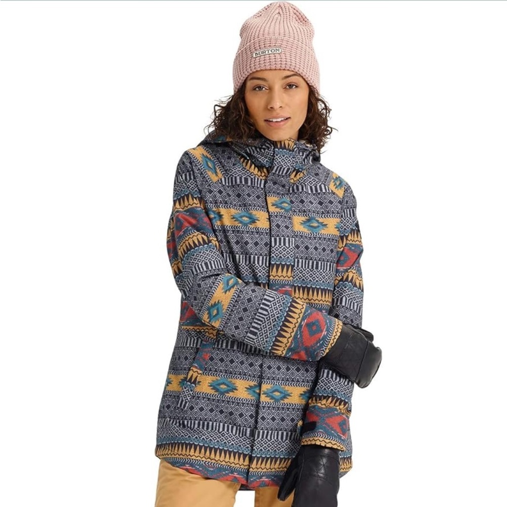 Burton Womens Gore-Tex Kaylo Shell Jacket, Tahoe Freya Weave, Small